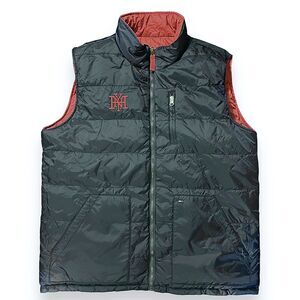 Tommy Hilfiger Reversible Vest - Mens L - Blue & Red Zip Up